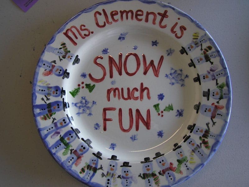 Classroom plate