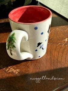 holiday craft mug finished