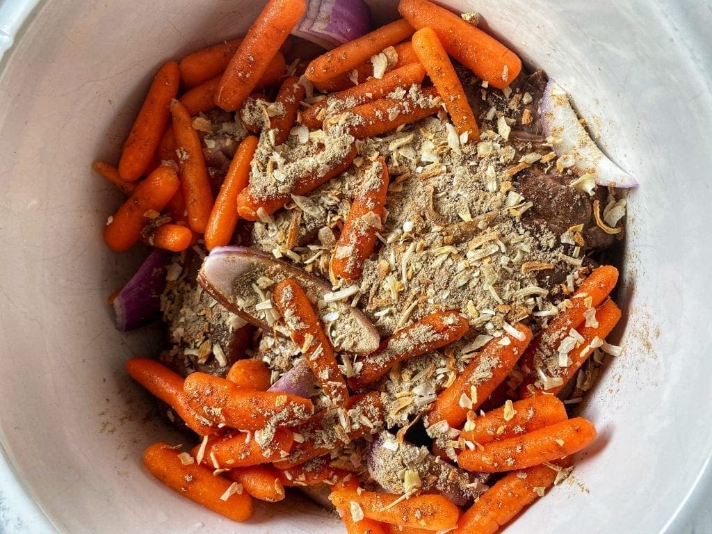 Beef Stew in the slow cooker