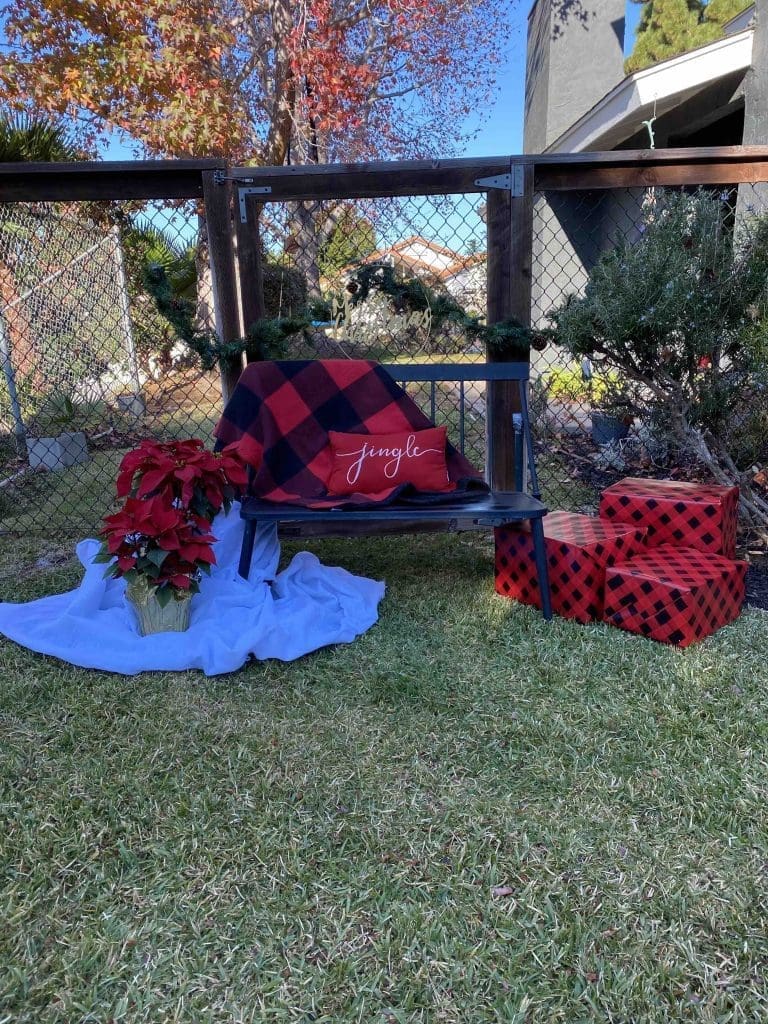 Christmas Party Santa Photo Setup